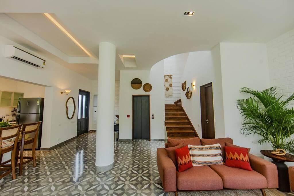 Presidential Luxury Villa Anjuna With Pvt Pool & Bathtub, Most Prime Location Exterior foto